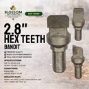2.8” HEX Teeth – Premium Aftermarket | Fits Bandit “Revolution” Wheel