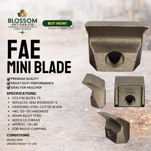 FAE Mini Blade Forestry Mulcher Tooth | Premium Aftermarket Replacement